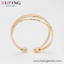 51857 venda quente 20 gramas banhado a ouro 4 pçs / set multi camada elegante pulseiras